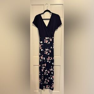 Flower Printed Maxi Dress